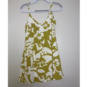 Billabong Medium Floral Adjustable Spaghetti Strap Slip Sundress Surfer Dress
